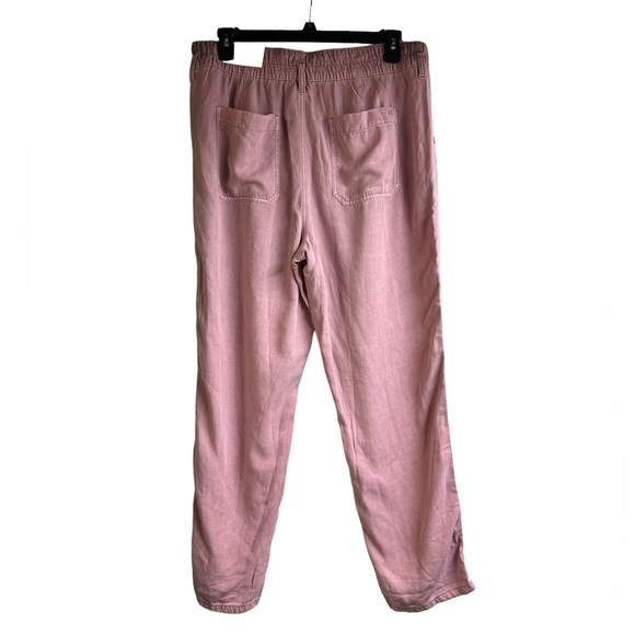 American Eagle Super High Waisted Taper Pants Pink 16 NWT - Picture 4 of 7